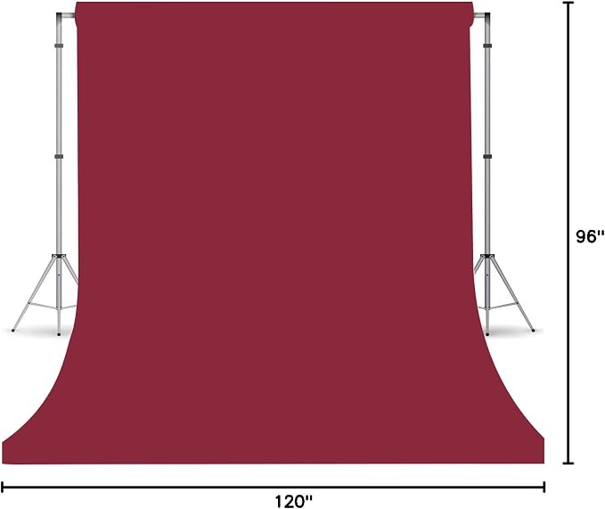 Wine Red Photography Backdrop for Photoshoot, Photo Backdrop Curtain, Perfect