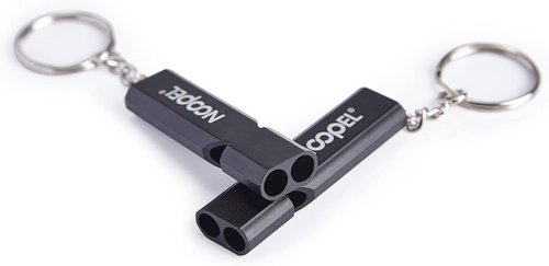 Noopel Emergency Whistle - Lifeguard Safety Whistle with Lanyard for Camping, Hiking, and Boating
