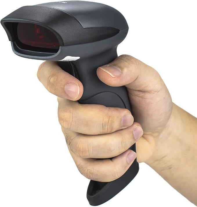 NETUM USB Laser Barcode Scanner, Handheld 1D Wired Bar Code Scanner Scanning