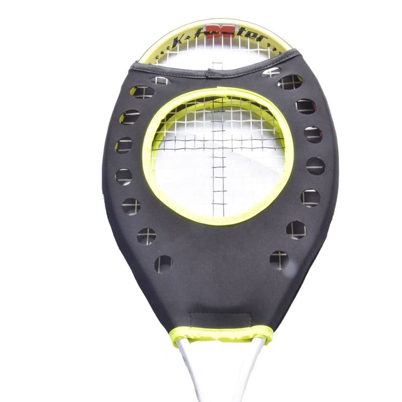 ZEFENGS Tennis Racket Sweet Spot Trainer Tennis Pointer Swing Training Aid Protection Cover Swing Training Aid for Starter, Yellow