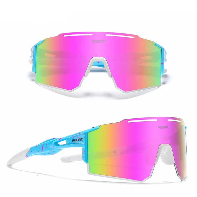 RINKUOLYO Sports Polarized Sunglasses for Men and Women, Youth Kids Baseball Softball Sunglasses for Cycling, Running