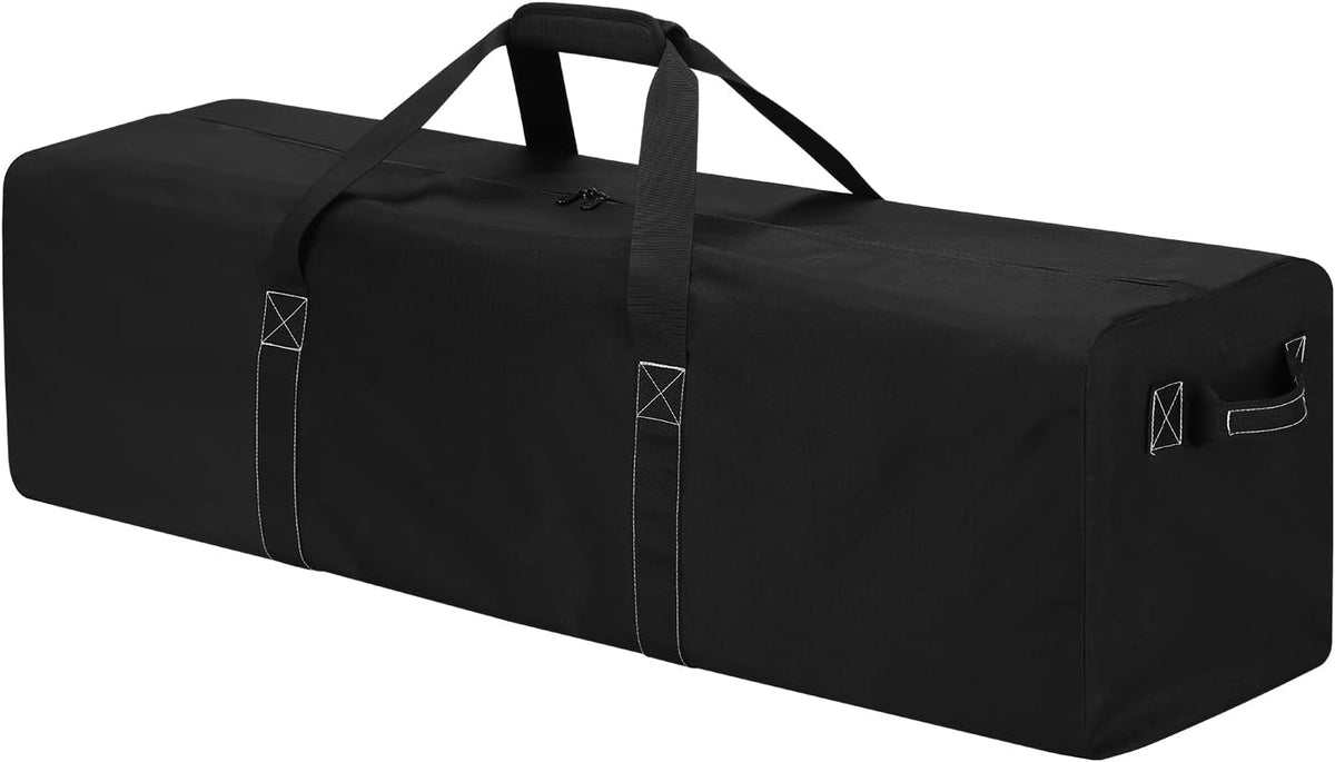 Skiennix 48 Inch Duffle Bag - Extra Large 165L Heavy Duty Travel & Camping Storage Bag | Black