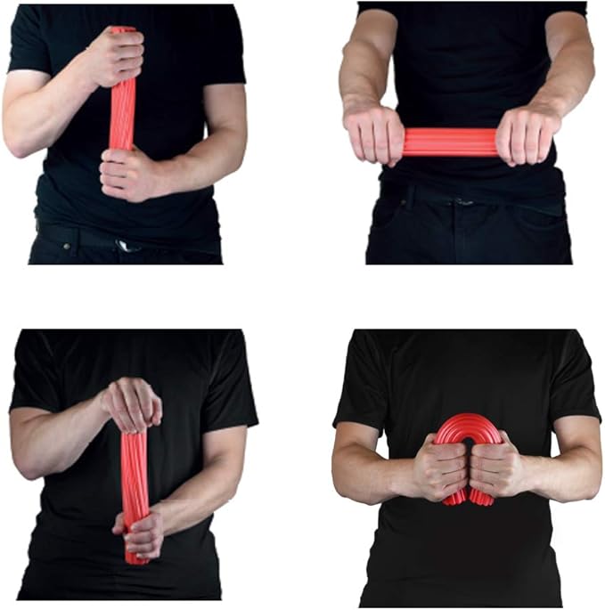 Logest Twist Hand Exerciser Bars for Physical Therapy - Relieves Tendonitis Pain & Improve Grip Strength - Tennis Elbow, Golfer's Elbow, Tendonitis, Wrist, Forearms Pain Relief Hand Therapy Bar