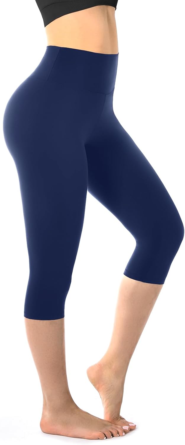 Walifrey Capri Leggings - Buttery Soft High-Waisted Yoga & Gym Leggings for Women