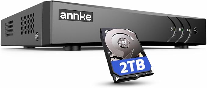 ANNKE 3K Lite 8CH Digital Video Recorder, H.265+ Hybrid 5-in-1 DVR