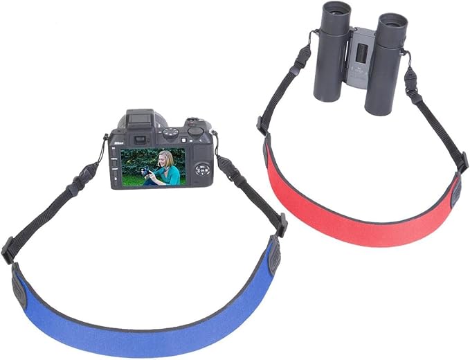 OP/TECH USA Bin/Op Neoprene Quick Release Camera Strap – Adjustable Neck or