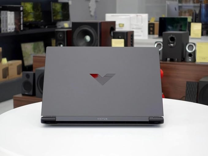 HP Victus 15 Gaming Laptop, 15.6" FHD 144Hz Display, AMD Ryzen 5 7535HS, 16GB DDR5 RAM, 1TB PCIe M.2 SSD, NVIDIA GeForce RTX 2050, HDMI, Webcam, Backlit Keyboard, Wi-Fi 6, Windows 11 Home, Silver