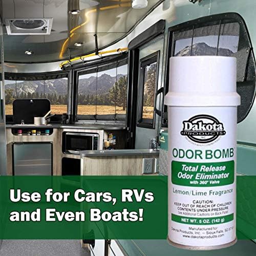 Dakota Odor Bomb Car Odor Eliminator, 5 Ounces, Eliminates Odors Better Than Car Fresheners, Leaves Refreshing Car Scent