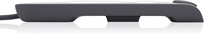 Belkin Power Strip Surge Protector - 12 AC Multiple Outlets, Ethernet & Cable Protection - 8 ft Long Extension Cord for Home, Office, Travel, Computer Desktop & Phone Charger - 3996 Joules, White