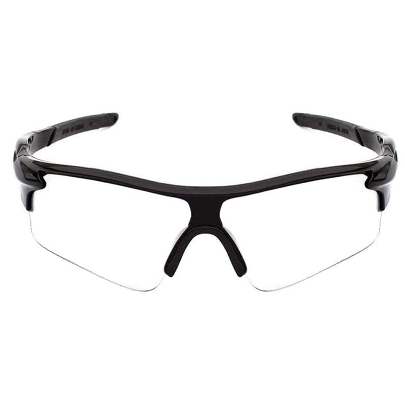 Outdoor Sports Athlete's Sunglasses for Cycling Fishing Golf,100% UV Protection (Clear)