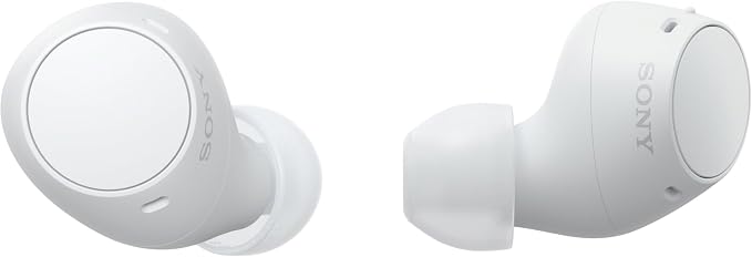Sony WF-C510 Truly Wireless Bluetooth Earbud Headphones, White | Comfortable & Compact Fit, Up to 22 Hours of Battery, Multipoint Connection, Ambient Sound Mode. IPX4 Water Resistant