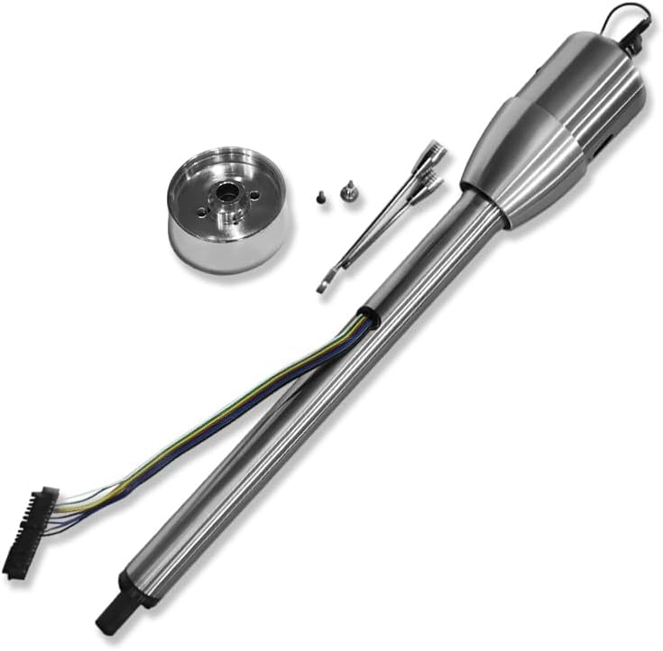 GM 28" Floor Shift Tilt Manual Steering Column Stainless Steel