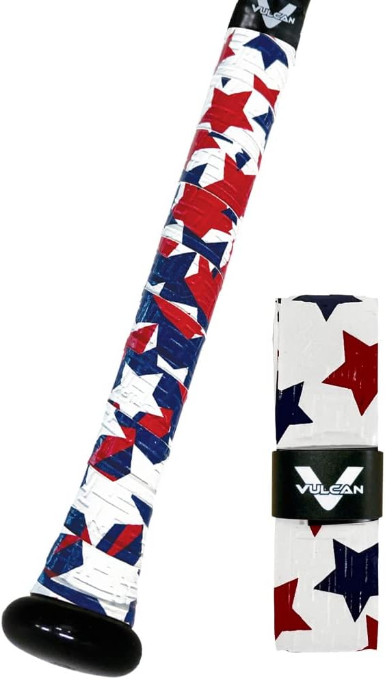 Vulcan Bat Grip - 0.50mm / 1.00mm / 1.75mm | Ideal for Baseball & Softball | Various Colors Available