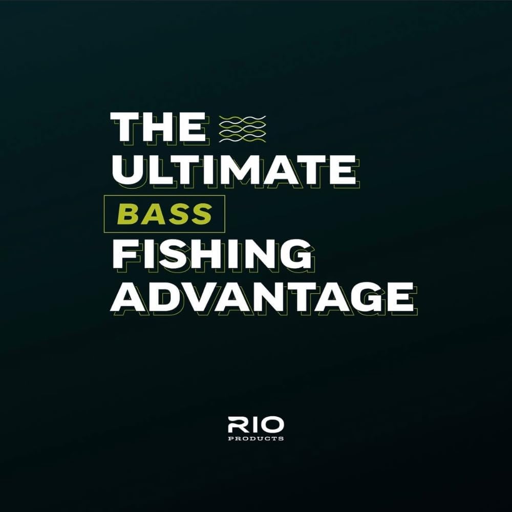 RIO PRODUCTS Bass Leader - Freshwater Tapered Leader for Fly Fishing | Ideal for Bass Anglers
