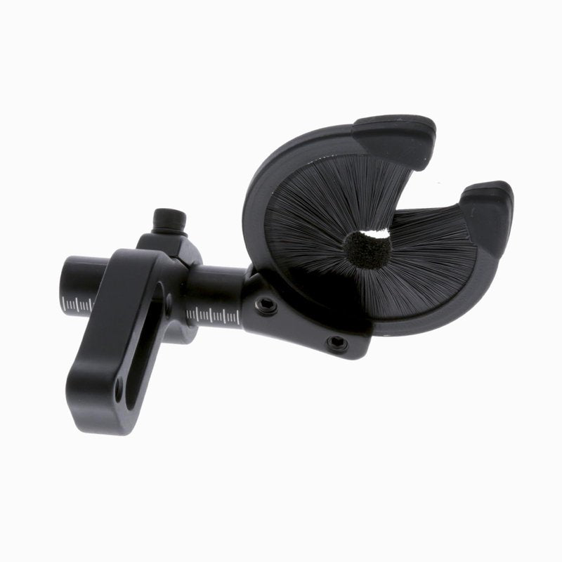 TRUGLO EZ-Rest Capture-Style Contained-Brush Left-Hand Convertible Ultra-Lighweight Quiet Tough All-Weather Black Archery Arrow Rest