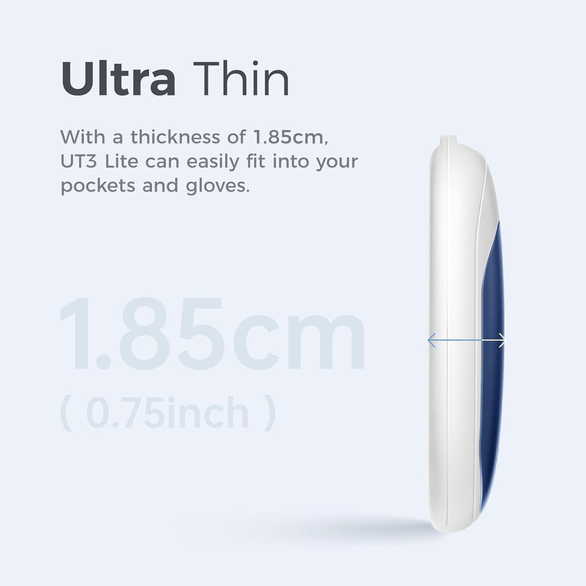 OCOOPA Magnetic Rechargeable Hand Warmers - Ultrathin Portable Electric Heaters | 2 Pack for Men & Women