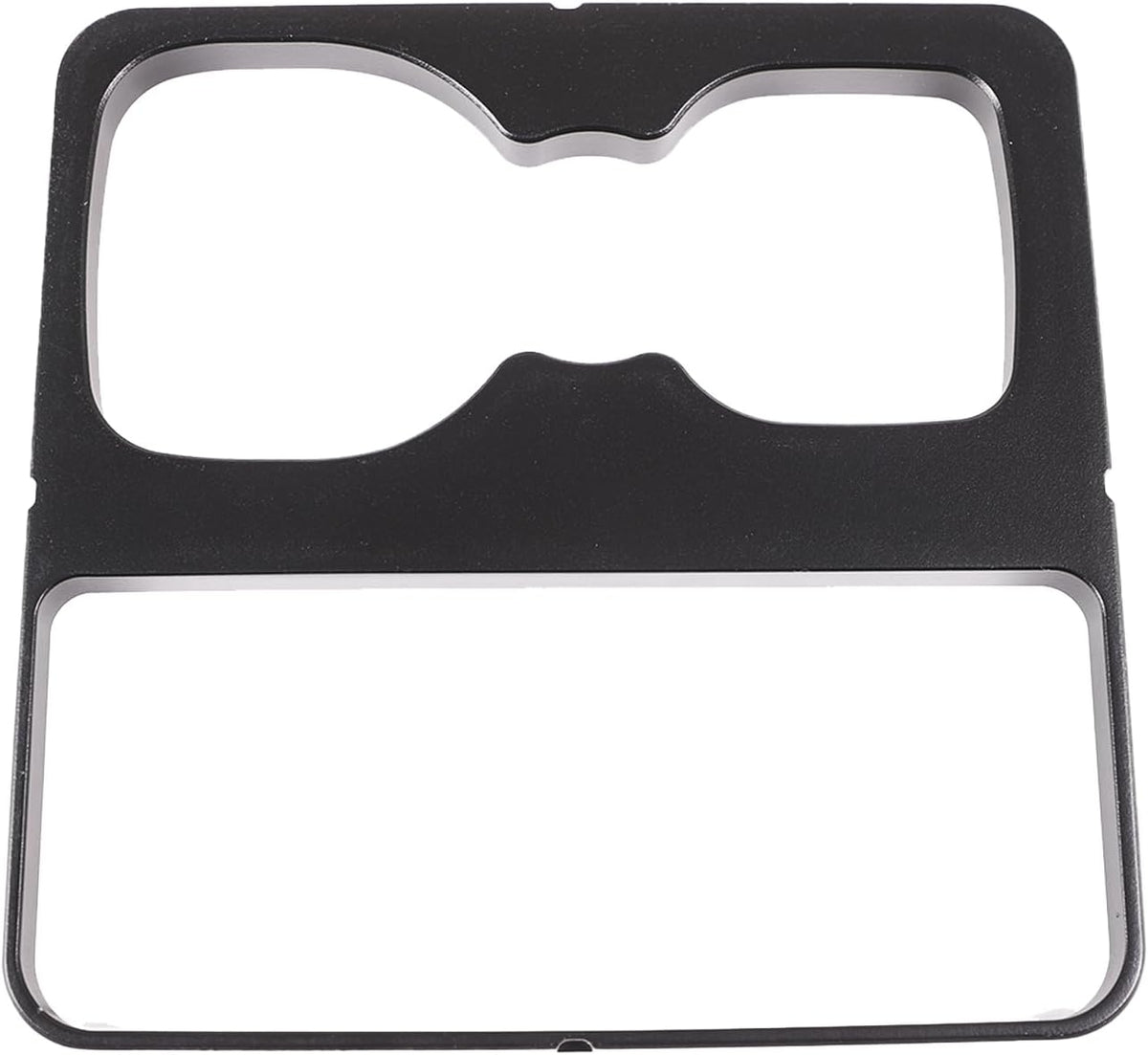 Cup Holder Frame Trim Cover Compatible with Land Rover Defender 90 110 130 2020 2021, Center Console Cup Holder Expander Frame Trim Cover, 1Pcs (Black)