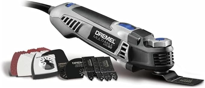 Dremel Multi-Max 5 Amp Tool-Less Oscillating Tool Kit with Accessory Set (Renewed)