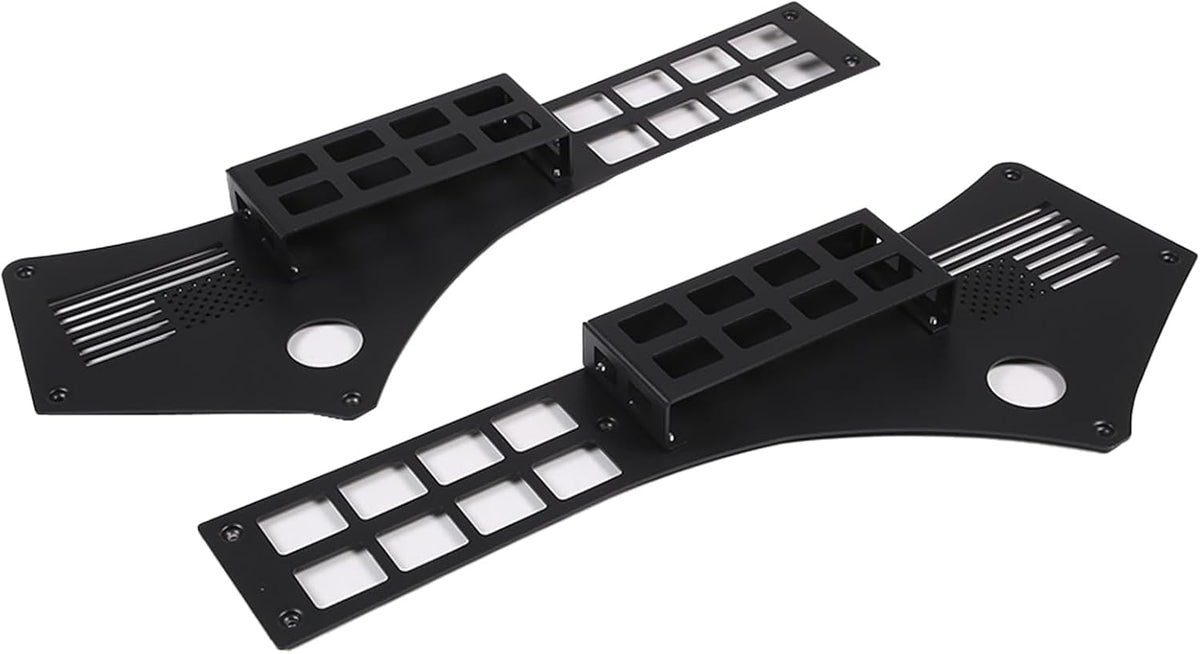 Interior Storage Molle Panel Center Console Organizer, Alloy Car Interior Center Console Modular Storage Panel Compatible with Toyota Tacoma 2006-2010 2011-2013 2014 Accessories (With Storage Box)