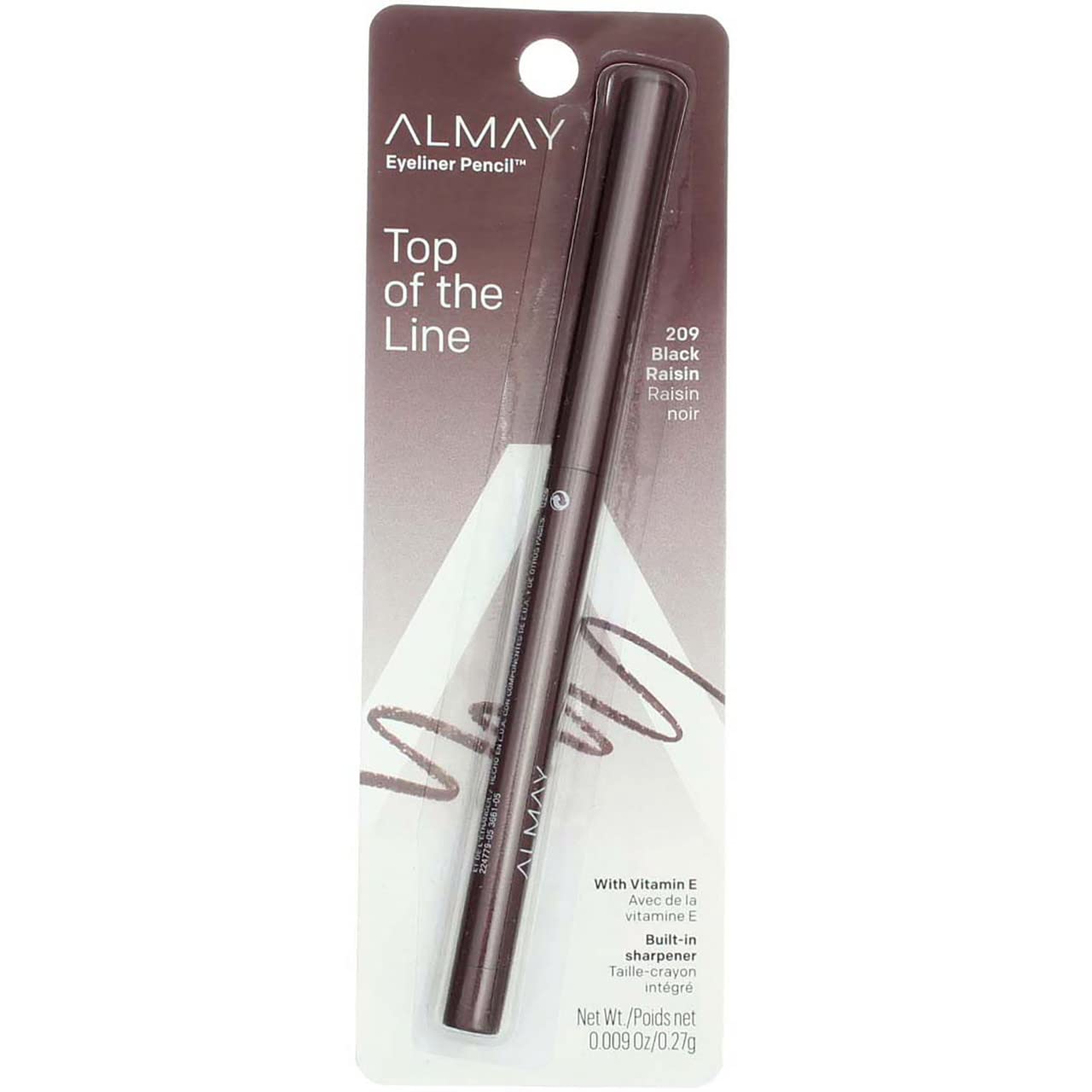 Almay Intense I-Color Liner, Black Raisin [209], 0.009 Oz (Pack Of 5)