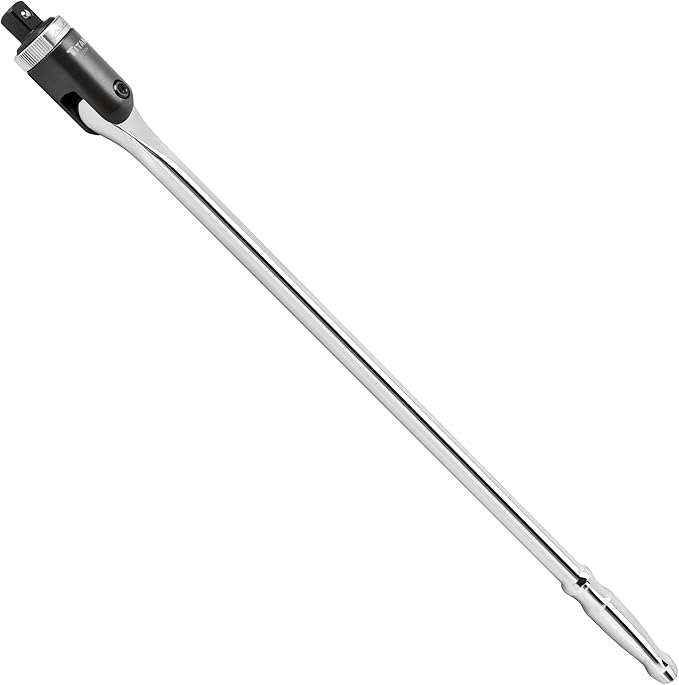 Titan 12024 1/2-Inch Drive x 24-Inch Heavy-Duty Ratcheting Breaker Bar with 180-Degree Swivel Head