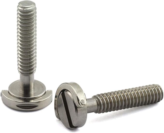 HJ Garden 2pcs 1/4-20 Thread D-Ring Stainless Steel Camera Fixing Screws