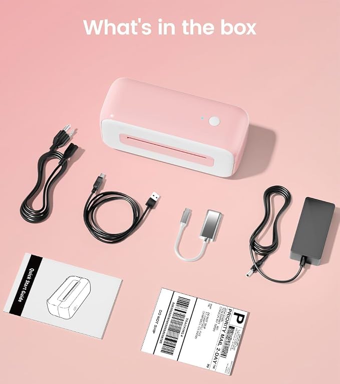 Phomemo Shipping Label Printer- Bluetooth Thermal Label Printer 4x6