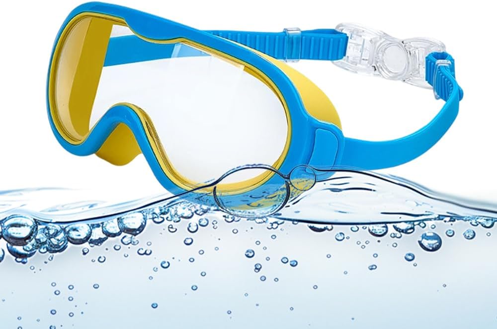 Skiennix Kids Swim Goggles - 2026 Waterproof Anti-Fog Design for Pool Training | Junior Size