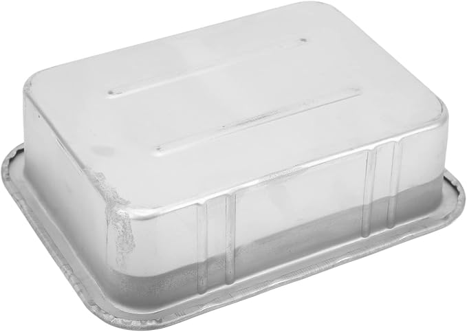 Hapivida Oil Drain Pan, Heavy-Duty Leakproof Metal Oil Change Container with Wide Opening 3-4L Capacity Universal Fit for Cars Motorcycles Boats Garage Maintenance