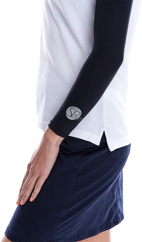 SParms Premium Sun Protection Arm Sleeves for Men and Women | Lightweight, Breathable Compression Arm Sleeves