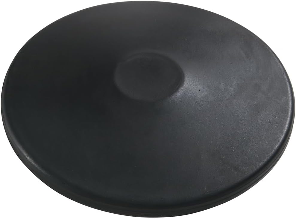 Skiennix Black Rubber Discus - Durable 1 Kilogram Training Disc for Athletes