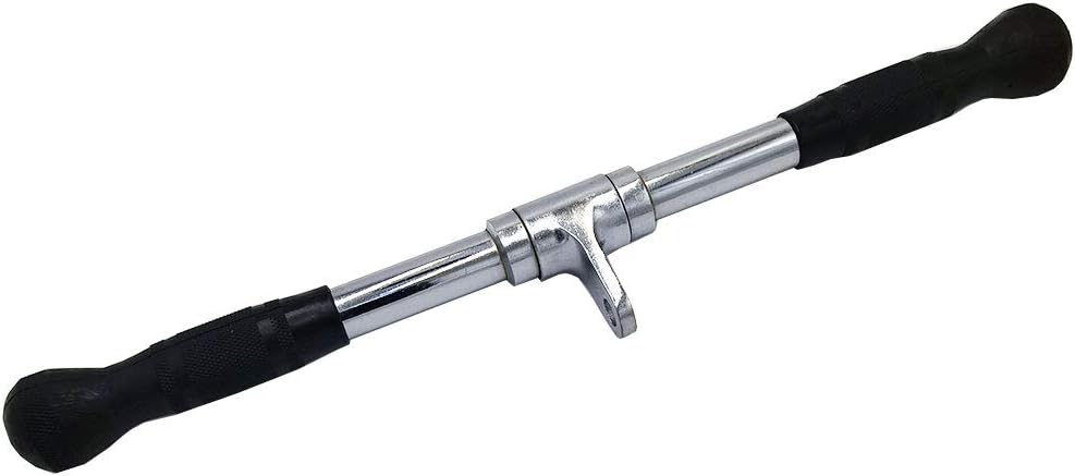 Wide Grip LAT Pull Down Bar - Chrome Plated Steel Cable Attachment for Home Gym | 880lb Capacity