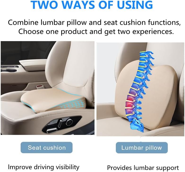 Car Seat Cushion for Driving, Car Booster Seat Cushion for Short Drivers