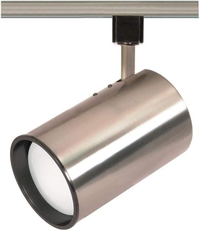 NUVO TH308 R30 Straight Cyl Track Head, Brushed Nickel