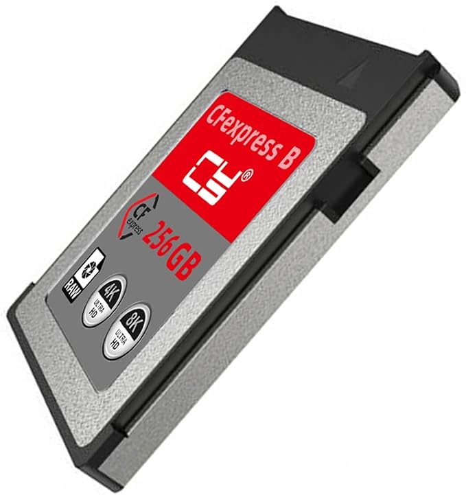 CFexpress Type-B 256GB Memory Card CFE CFB Adapter Compatible