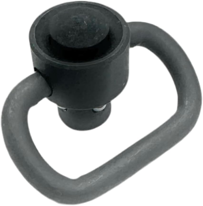 Skiennix Quick Detach Sling Swivel - Heavy Duty 1" Machined Carbon Steel with Manganese Phosphate Finish