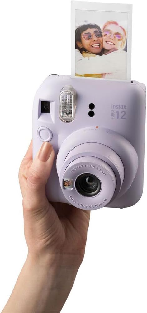 FUJIFILM INSTAX MINI 12 Film Camera Lilac Purple Bundle