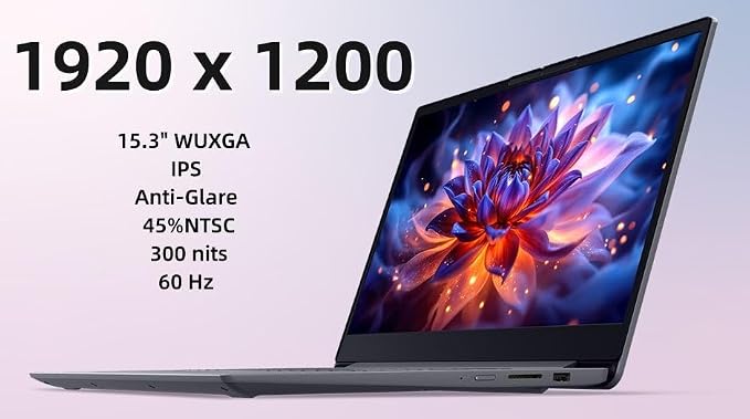 Lenovo IdeaPad Slim 3 Business Laptop | Intel Core i7-13620H Processor (10 Cores, Up to 4.9GHz) | 15.3″ WUXGA (1920 x 1200) IPS | 40GB DDR5 RAM | 2TB SSD | Numeric Keypad | Windows 11 | WiFi 6