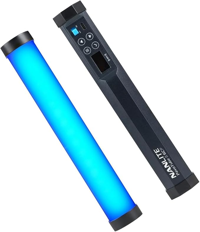 NANLITE PavoTube II 6CP LED RGB Tube: 2400K-12000K Broader Color Temperature