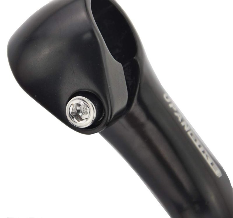 UPANBIKE 25.4mm Bike Handlebar Stem 22.2mm Bicycle Stem Gooseneck Shape 40mm 80mm Stem Length 150mm 180mm 220mm For Mountain Bike, Road Bike(80mm*180mm*30°,black)