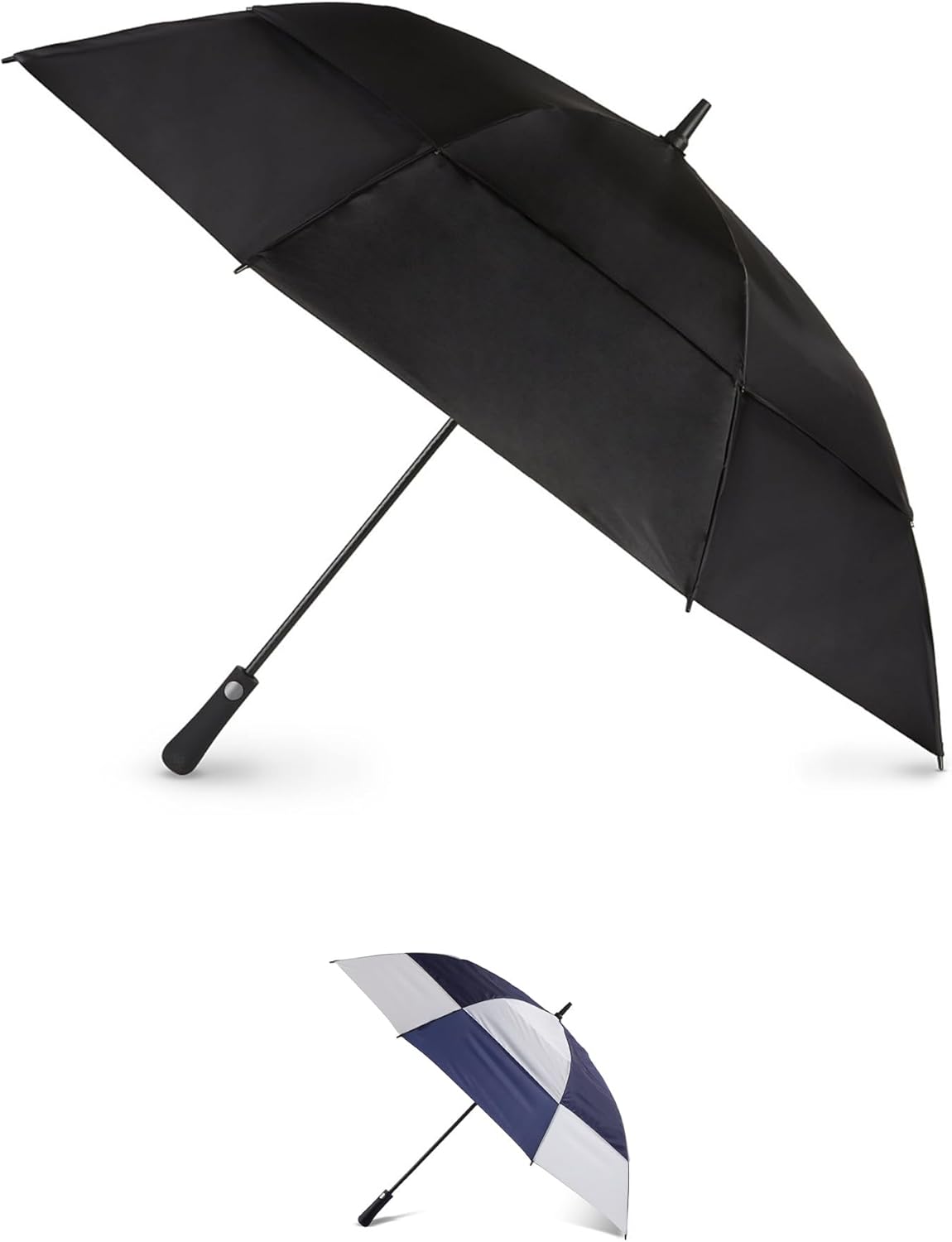 Totes Golf Umbrella - Auto Open, Large Vented Design with UV & Water Repellent Protection