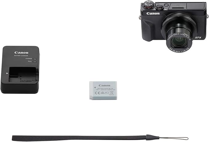 Canon PowerShot G7 X Mark III Digital Camera+2x64GB Memory Card+Camera Shoulder