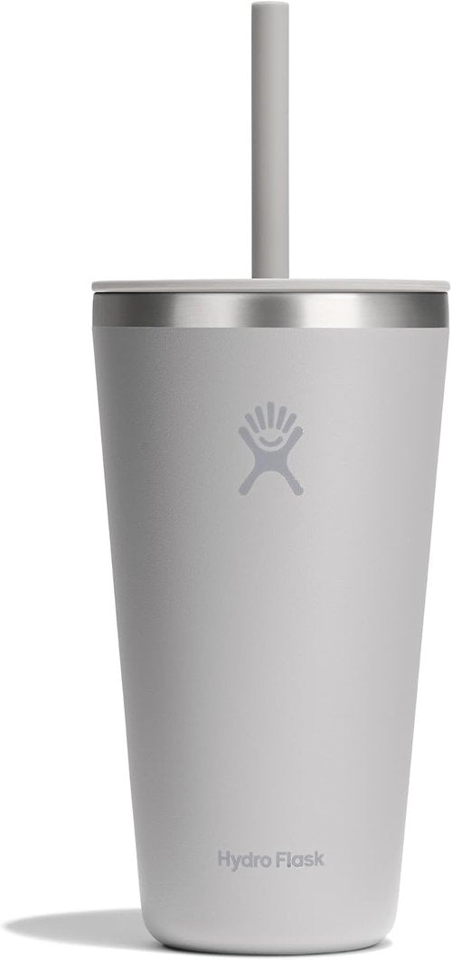Hydro Flask Insulated Travel Mug - 28 Oz Stainless Steel Tumbler with Straw Lid | Tonal Birch