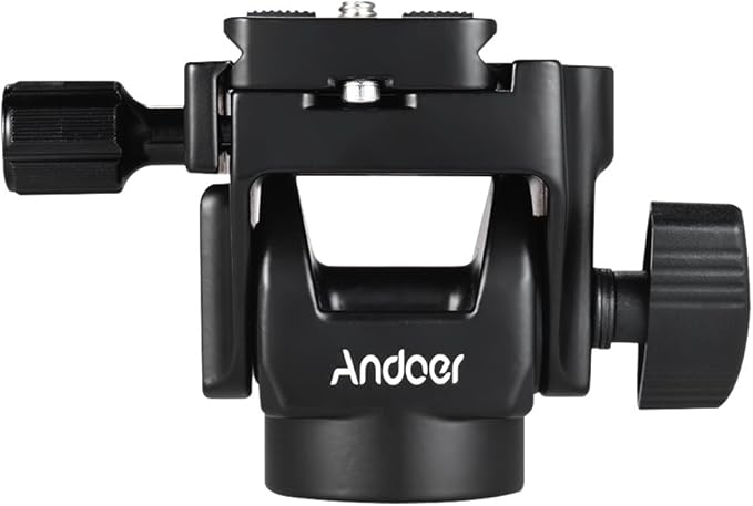 Andoer M-12 Monopod Tilt Head Panoramic Head Telephoto Bird Watching