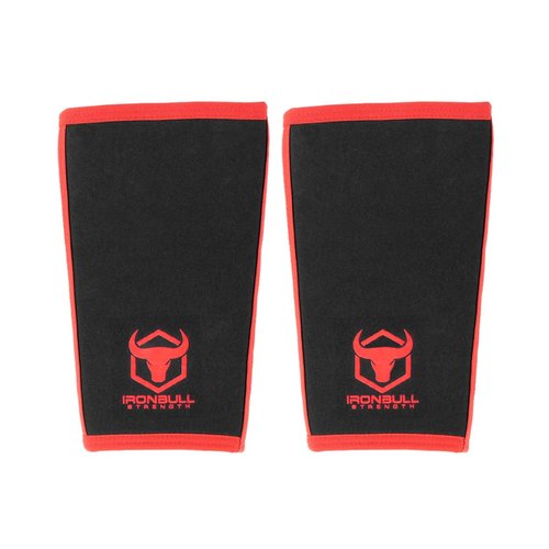 Iron Bull Strength Knee Sleeves for Powerlifting (7mm) - Weightlifting Knee Compression Sleeve for Squats - Knee Brace Support for Gym, Workout, Fitness (Large)