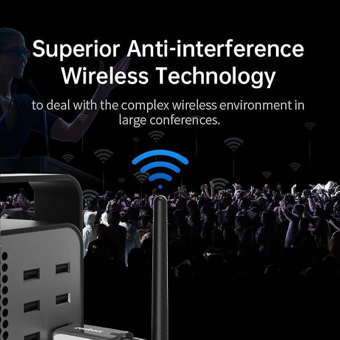 ASING Up to 980ft Long Range Wireless Presentation Remote, PowerPoint Clicker