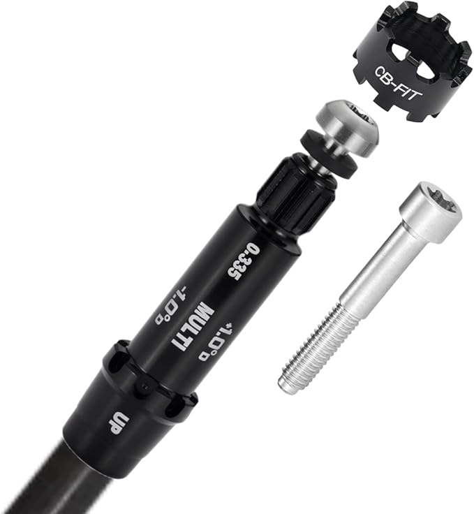 ROYMADE All FIT Golf Adapter Sleeve Compatible with Ping/Taylormade/Callaway/Titleist/Mizuno/Nike/Cobra and PXG, You can Change Different Golf Heads by 9Rings and Adjustable Wrench