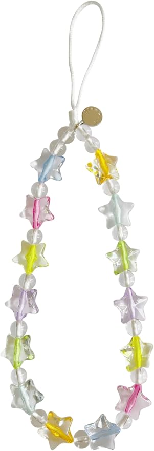 Drawwind Phone Charm Beaded Wristlet Strap Universal Cell Phone Lanyard Cute