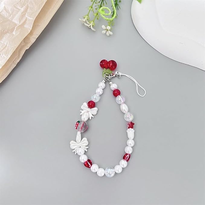 Beaded Camera Wrist Strap Cute Digital Camera Charm Lanyard, Phone Wristlet