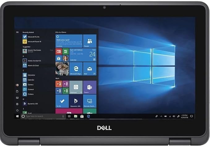 Dell Latitude 3190 11.6" HD 2-in-1 Touchscreen Laptop Intel N5030 1.1Ghz 8GB Ram 256GB SSD Windows 11 Professional (Renewed)